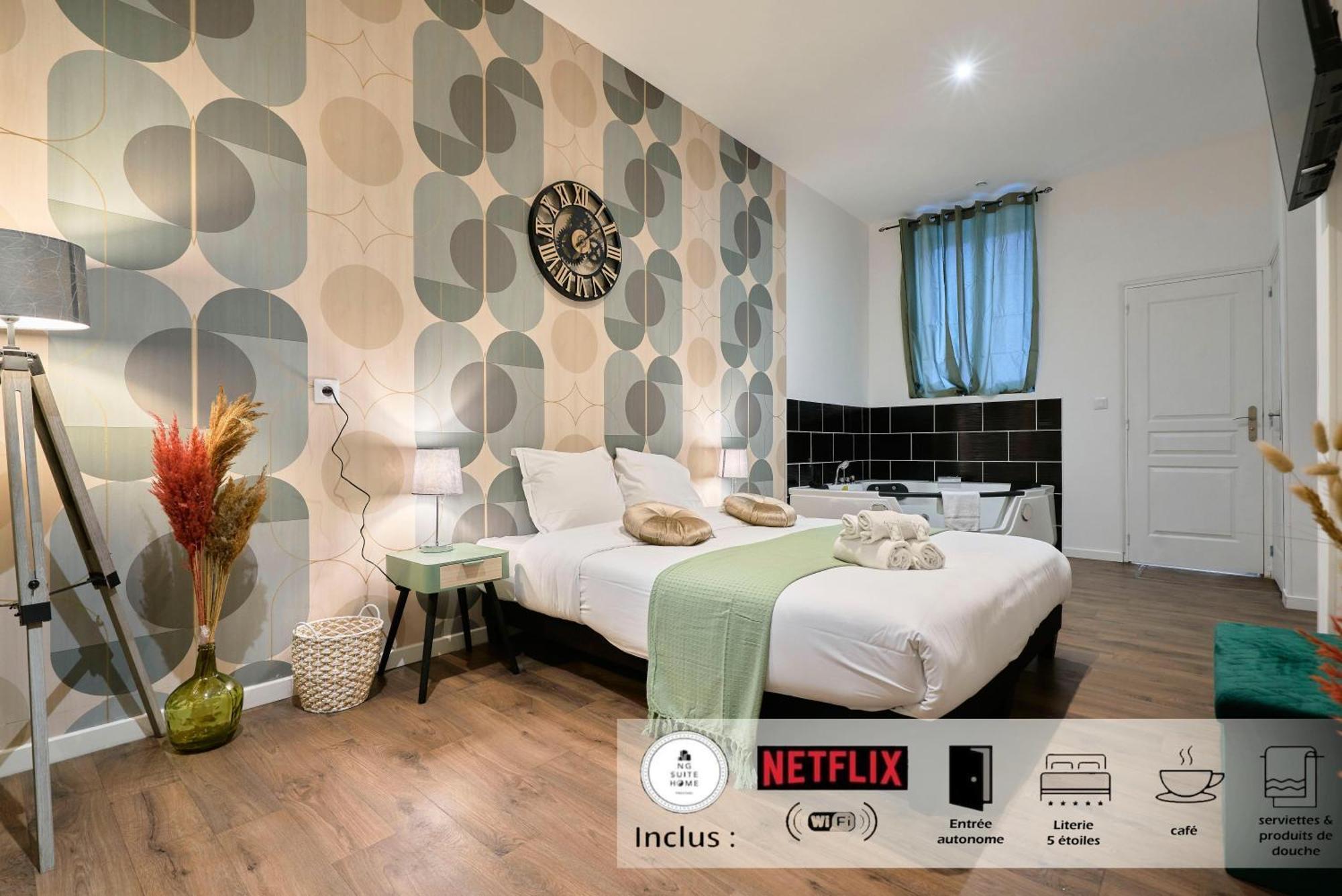 Apartamento Ng Prestige - Miln 1 - Balneo - Wifi & Netflix Roubaix Exterior foto